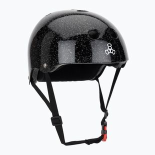 Triple Eight The Certified Sweatsaver casco nero glitterato