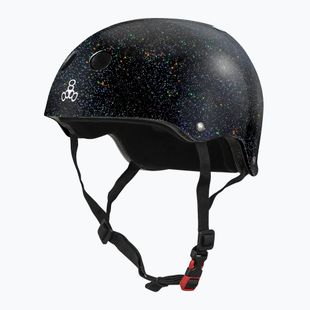 Triple Eight The Certified Sweatsaver casco nero glitterato