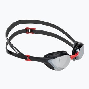 Occhialini da nuoto ZONE3 Volare Streamline Racing black/red/silver polarized mirror revo