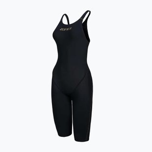 Costume da bagno intero da donna ZONE3 FINA Approved Performance Gold Kneeskin black/gold