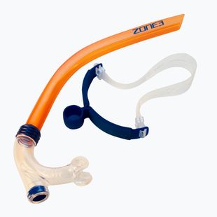 ZONE3 Snorkel frontale arancio/blu