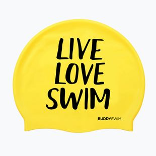 BuddySwim LLS Cuffia in silicone giallo
