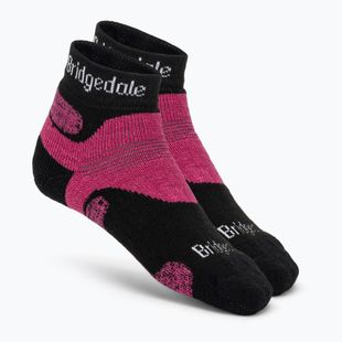 Calze da trekking da donna Bridgedale Hike Midweight Performance Ankle black/pink