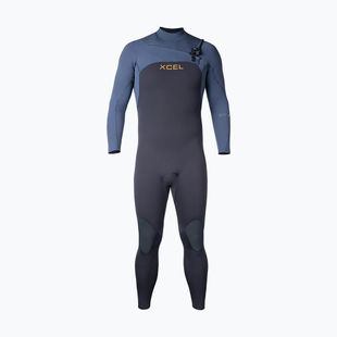 Muta da nuoto uomo Xcel Comp+ 4/3 mm Full black/blue nights