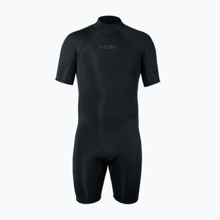 Muta da nuoto uomo Xcel Axis Back Zip Spring 2 mm SS black