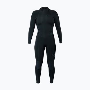 Muta da nuoto donna Xcel Axis Back Zip 3/2 mm Full black/palm/monstera print