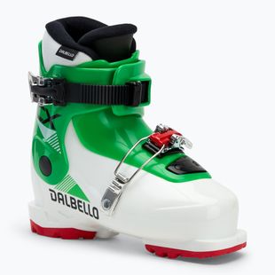 Scarponi da sci per bambini Dalbello CX 2.0 Cabrio GW bianco/verde race