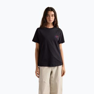 Maglietta da donna Arcteryx Kragg Cotton Little Bird Crew black/multi