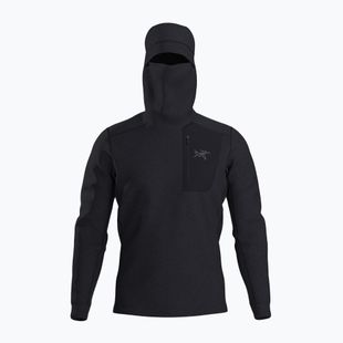 Felpa da trekking uomo Arcteryx Rho LT Hoody nera