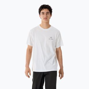 Maglietta da uomo Arc'teryx Kragg Sl Cotton Bird Word white light/black