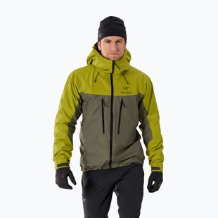 Giacca antipioggia da uomo Arc'teryx Alpha olive moss/tatsu