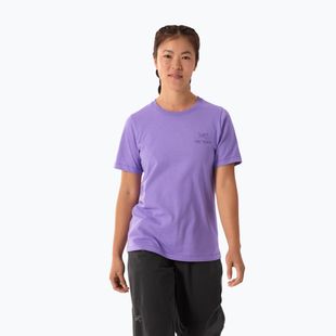 Maglietta da donna Arcteryx Kragg Sl Cotton Emblem Crew aster