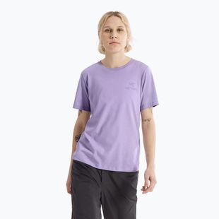 Maglietta da donna Arcteryx Kragg Sl Cotton Emblem Crew mallow