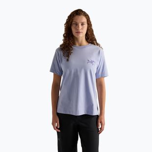 Maglietta da donna Arcteryx Kragg Cotton Little Bird Crew kasumi