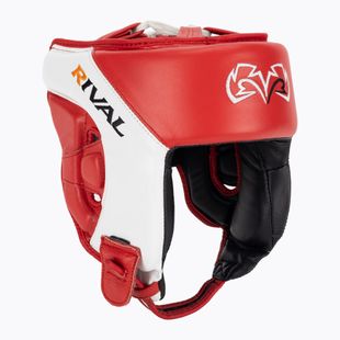 Rival Casco da boxe da competizione amatoriale copricapo rosso/bianco