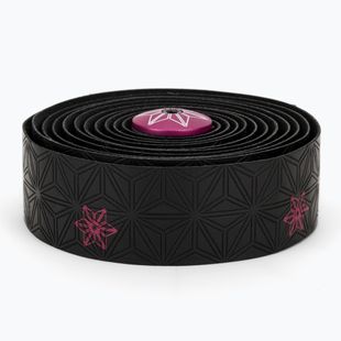 SUPACAZ Super Sticky Kush Galaxy neon rosa/rosa con tappi a stella per manubrio