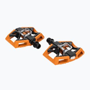 Crankbrothers Double Shot 2 arancio/nero/arancio pedali per bicicletta