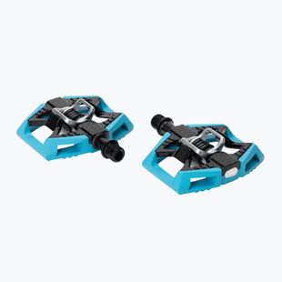 Pedali per bicicletta Crankbrothers Double Shot 2 light blue/black