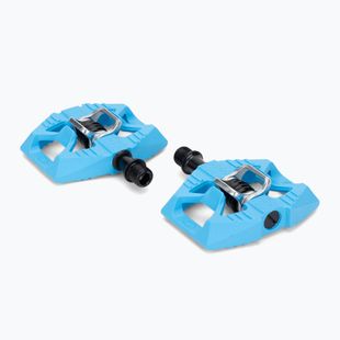 Pedali per bicicletta Crankbrothers Double Shot 1 light blue/black