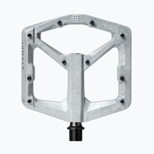 Pedali per bicicletta Crankbrothers Stamp 2 argento grezzo