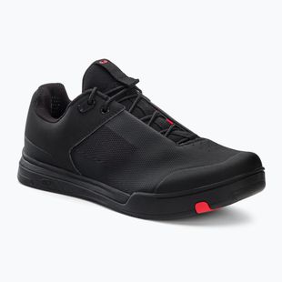 Scarpe da ciclismo con piattaforma da uomo Crankbrothers Stamp Lace nero/rosso/nero
