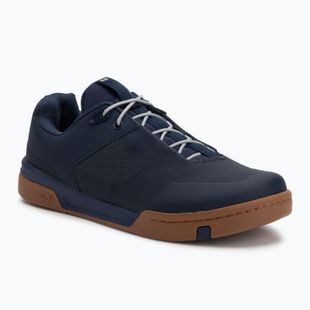 Scarpe da ciclismo con piattaforma da uomo Crankbrothers Stamp Lace navy/silver/gum