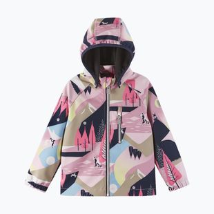 Giacca softshell Reima da bambino Vantti grigio rosa