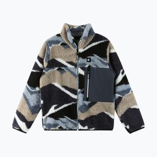 Felpa con cappuccio in morbido pile nero per bambini Reima Turilas