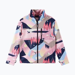 Felpa con cappuccio in pile Reima per bambini Iisisti grigio rosa