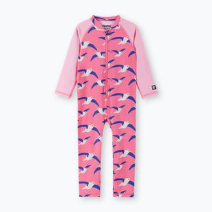 Tuta Reima Polskii soft coral per bambini UPF 50+