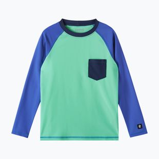Maglia a maniche lunghe da nuoto per bambini Reima Kroolaus fresh mint