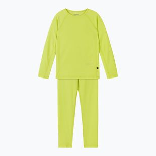 Set di biancheria termica per bambini Reima Lani bright lime