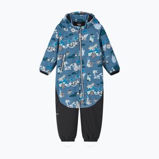 Tuta softshell per bambini Reima Moomin Mjosa blue ocean