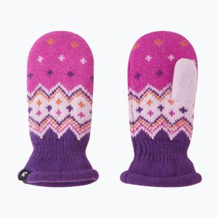 Guanti da neve per bambini Reima Lapanen plum purple