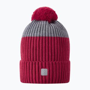 Berretto invernale da bambino Reima Pilke cranberry