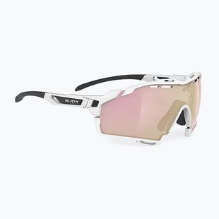 Occhiali da sole Rudy Project Cutline white gloss/multilaser rosegold