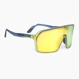 Occhiali da sole Rudy Project Spinshield blu cristallo avio/verde mela/giallo multilaser