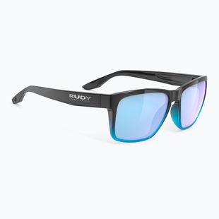 Occhiali da sole Rudy Project Spinhawk Edge black fade crystal azure gloss/multilaser ice