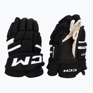 Guanti da hockey per bambini CCM Tacks XR80 JR Gloves black/white