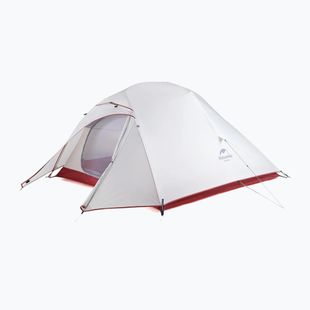 Tenda da trekking Naturehike aggiornata Cloud Up 3 persone grigio chiaro/rosso