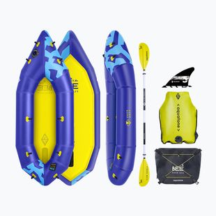 Kayak gonfiabile monoposto Aquatone Bee Inflatable Pack Raft 7'3" 221 cm