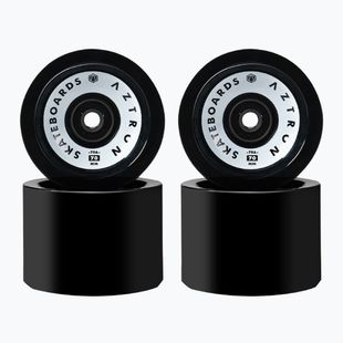 Aztron Surfskate ruote da skateboard 70 mm / 78A 4 pezzi nero senza luna