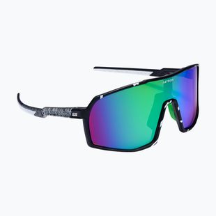 Occhiali da sole Aztron Thunder metalblack/white/polarizedgreen/twilightmirr/grey