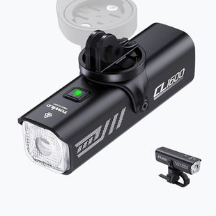 Faro anteriore per bici Towild CL1600 black