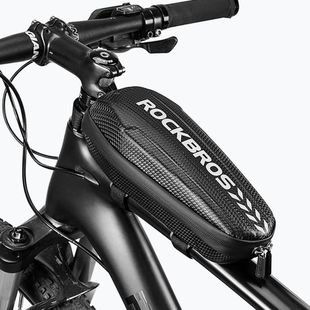 Rockbros B60 Borsa da telaio per bicicletta da 1,1 litri, nero