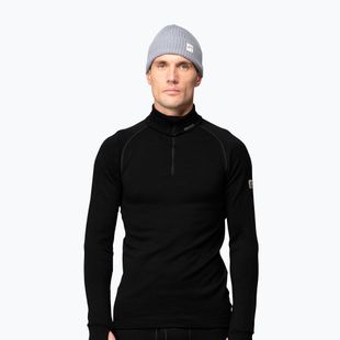 Felpa termica uomo Devold Expedition Merino 235 Zip Neck black
