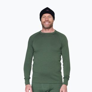 Felpa termica uomo Devold Expedition Merino 235 forest