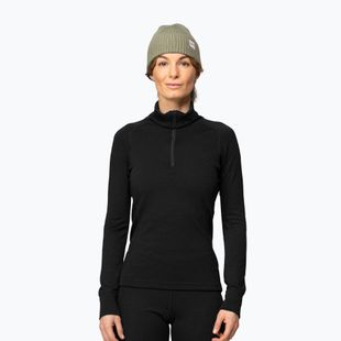 Felpa termica donna Devold Duo Active Merino 205 Zip Neck black