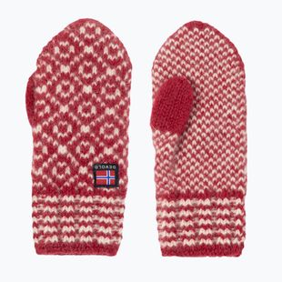 Guanti Devold Svalbard Wool Mitten hindberry/offwhite
