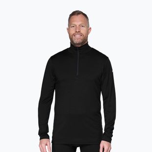 Felpa termica uomo Devold Breeze Plus Merino 200 Zip Neck black